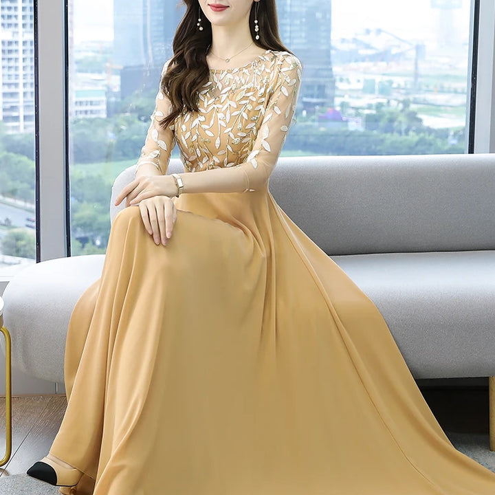VESTIDO DE NOIVA EM CHIFFON BRANCO