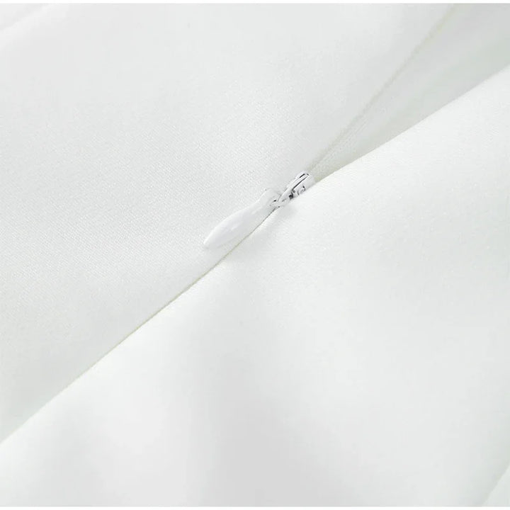 VESTIDO MINI ELEGANTE COM BABADOS