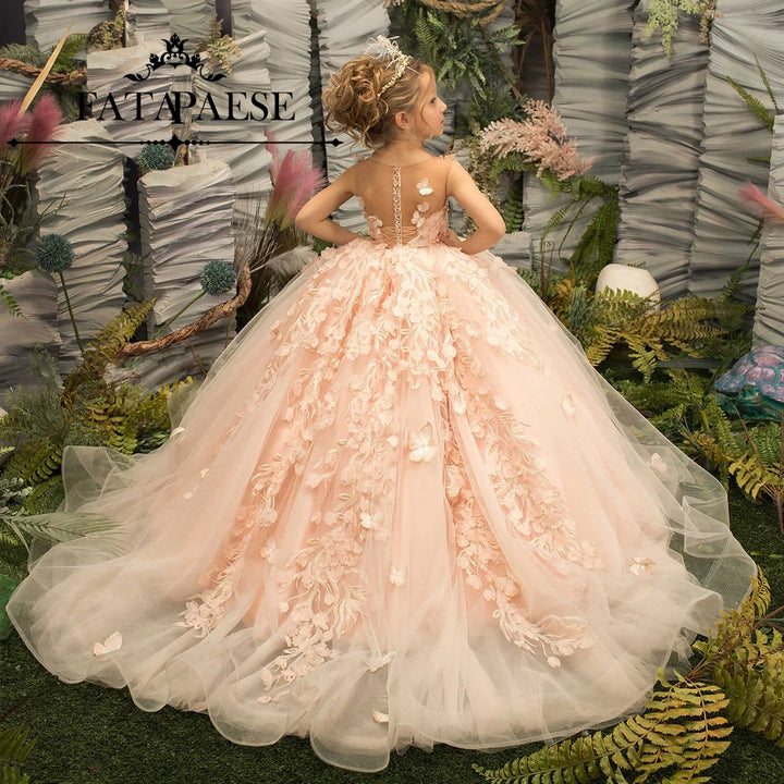 VESTIDO DE FLORISTA ELEGANTE PARA FESTAS