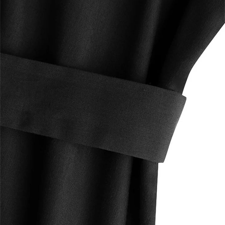 VESTIDO CURTO ELEGANTE DE RENDA COM DECOTE EM V DA CELMIA