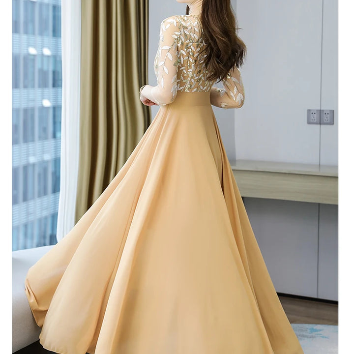 VESTIDO DE NOIVA EM CHIFFON BRANCO