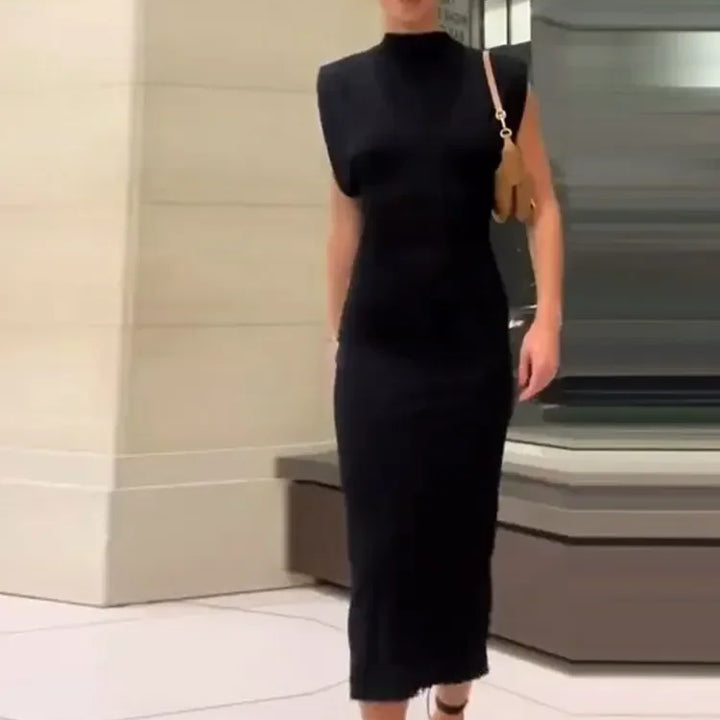VESTIDO BODYCON COM ALMOFADAS DE OMBRO