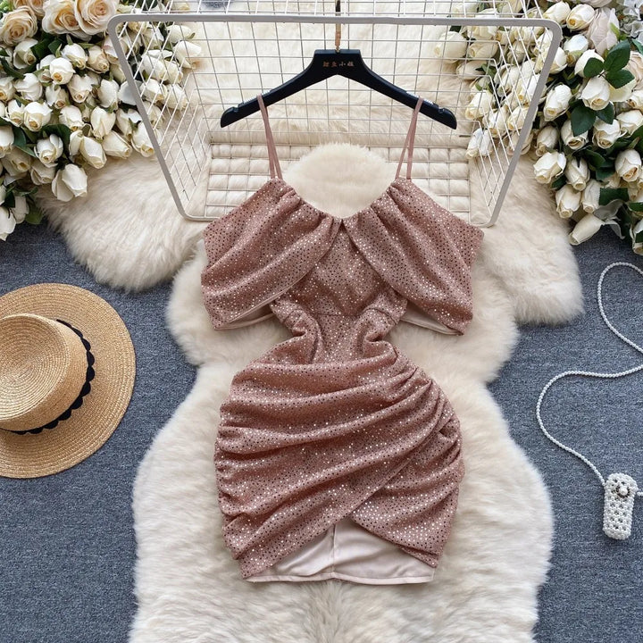 VESTIDO MINI LUXUOSO  E ELEGANTE PARA NOITES