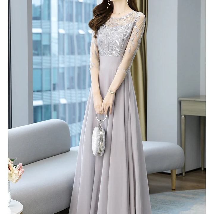 VESTIDO DE NOIVA EM CHIFFON BRANCO