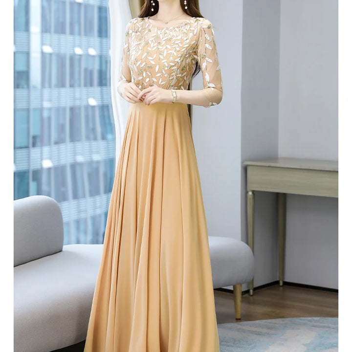 VESTIDO DE NOIVA EM CHIFFON BRANCO