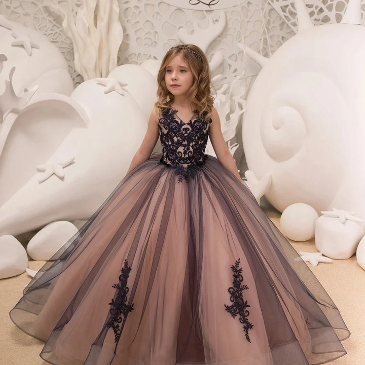 VESTIDO DE FLORISTA ELEGANTE PARA FESTAS