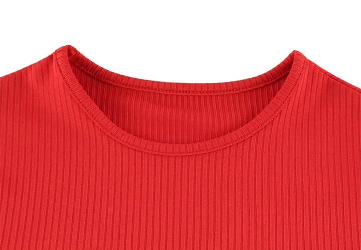 VESTIDO MINI DE MALHA A-LINE,MODERNO E ELEGANTE
