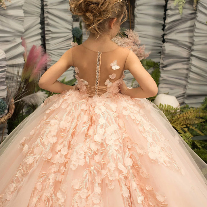 VESTIDO DE FLORISTA ELEGANTE PARA FESTAS