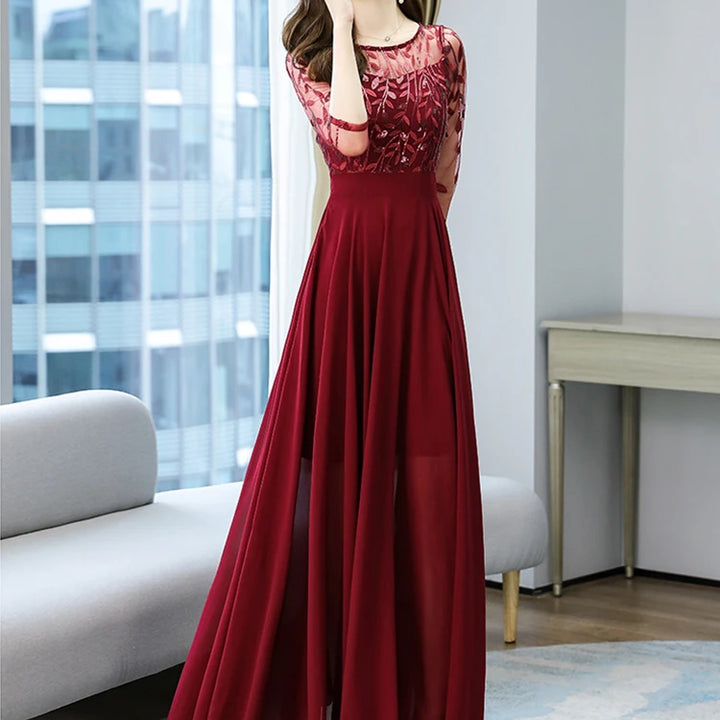 VESTIDO DE NOIVA EM CHIFFON BRANCO