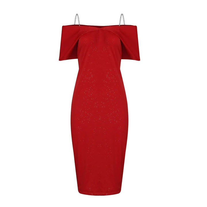 VESTIDO SEXY COM OMBRO DE FORA