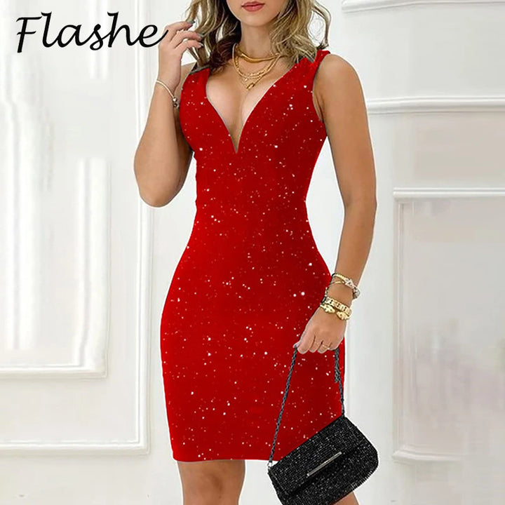 VESTIDO CURTO ELEGANTE COM DECOTE EM V, IDEAL PARA O VERÃO